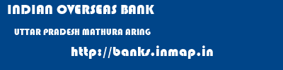 INDIAN OVERSEAS BANK  UTTAR PRADESH MATHURA ARING   banks information 